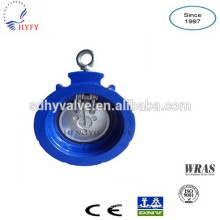 single plate/disc cast iron sewage check valve